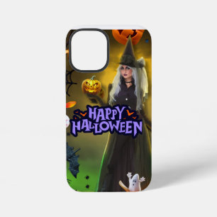 Coque iPhone 12 Mini Invitation d'anniversaire Spooktacular Halloween