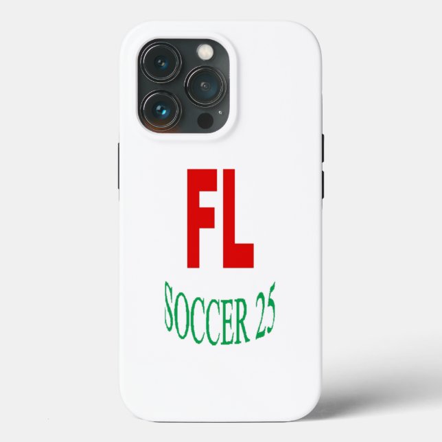 Coque iPhone/iPad  FLORIDA SOCCER  25 (Verso)