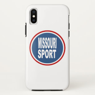 Coque iPhone iPad X d'Apple  MISSOURI  SPORT