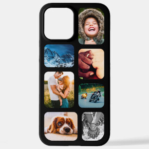 Coque iPhone 12 Pro Max iPhone12 Pro Max Photo Collage Modèle arrondi