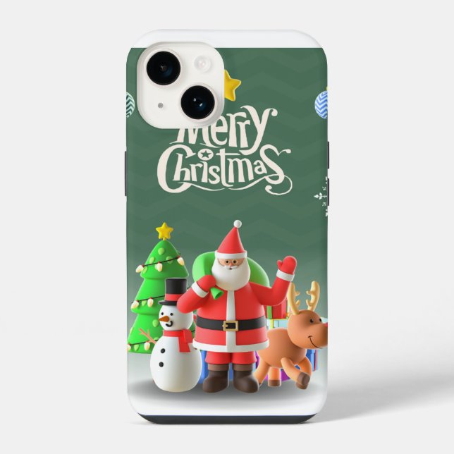 Coque iPhone iPhone 14 Coque dur, brillant (Verso)