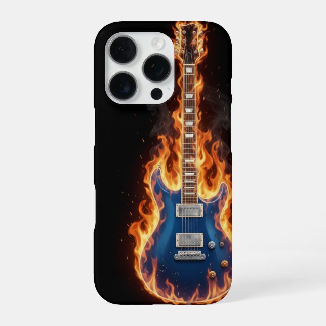 Coque iPhone iPhone 16 Pro Cases guitar (Verso)