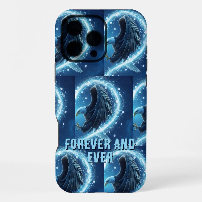 Coque iPhone iPhone 16 Pro Max Case Bald Eagle Heart Love 2 (Verso)