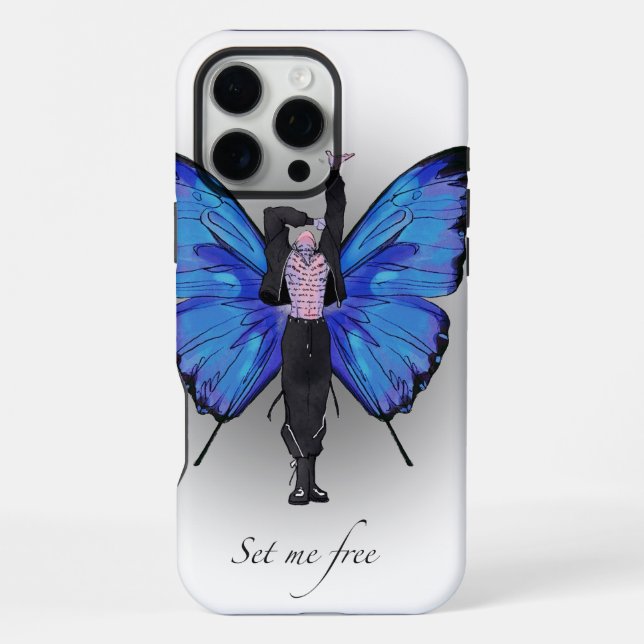 Coque iPhone iPhone 16 Pro Max Coques avec Jimin "Me libérer" (Verso)