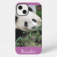 iPhone 6 Coques - Panda Pale Purple Bkgnd
