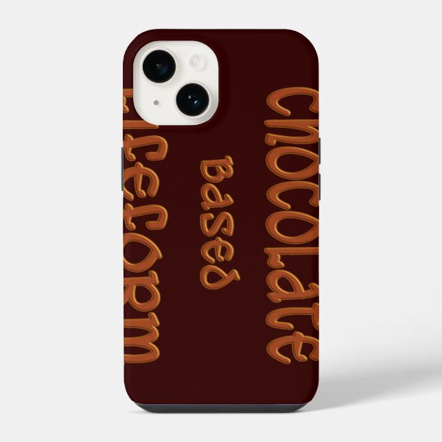 Coque iPhone iPhone à vie à base de chocolat 6 Coques (Verso)