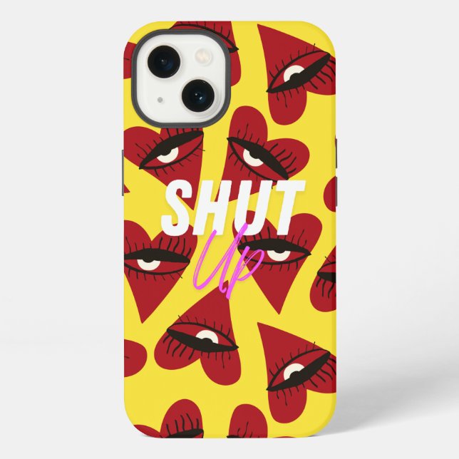 Coque iPhone iPhone case - Shut Up (Verso)