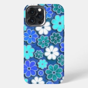 Etui iPhone 13 Pro Max iPhone Hippie Bleu Foncé iPhone 13 Hippie des an