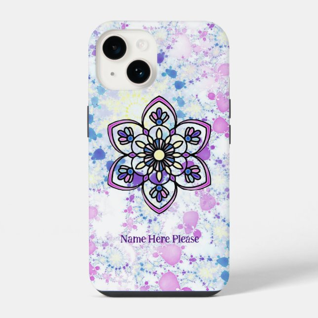 Coque iPhone iPhone Mandala/coque ipad de printemps (Verso)