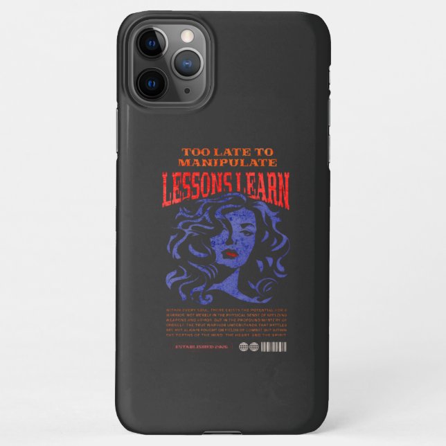 COQUE iPhone IPHONE MANIPULATE LESSONS LEARN PHONE CASE  (Dos)