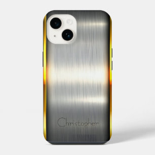 Coque Pour iPhone 14 Iphone métallique métallique métallique brillant e