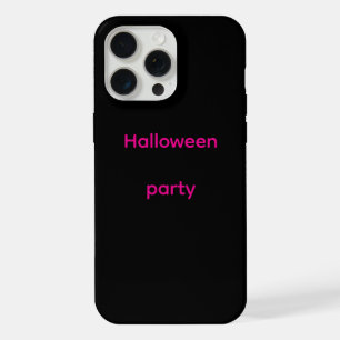 Coque iPhone 15 Pro Max Iphone noir provoque une fête d'Halloween