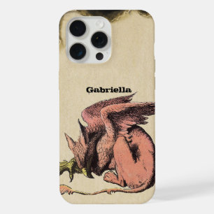 Coque iPhone 15 Pro Max iPhone personnalisé vintage Alice au pays des merv