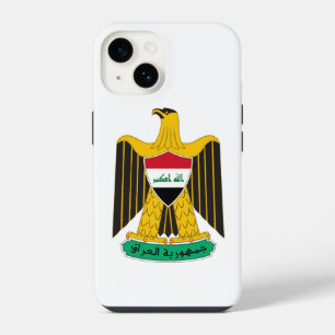 Coque Pour iPhone 14 Irak pays blason armoiries symbole emblème drapeau