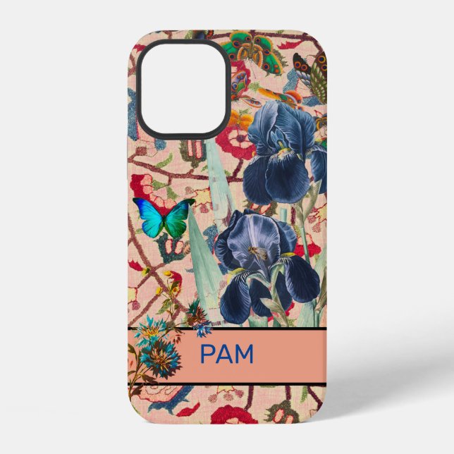 Coque iPhone IRIS ET WILLIAM MORRIS iPhone 12 NOM do-it-yoursel (Verso)