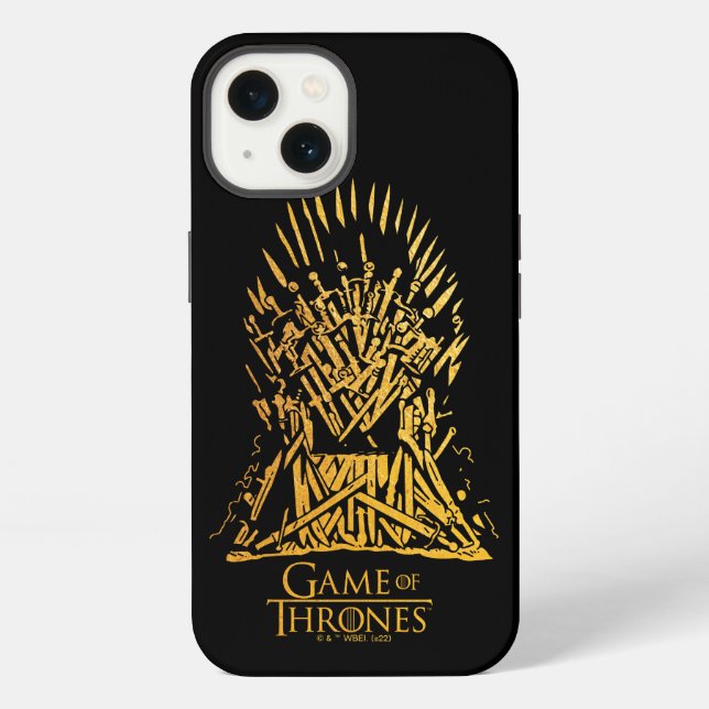 Coque iPhone Iron Throne Icon (Verso)