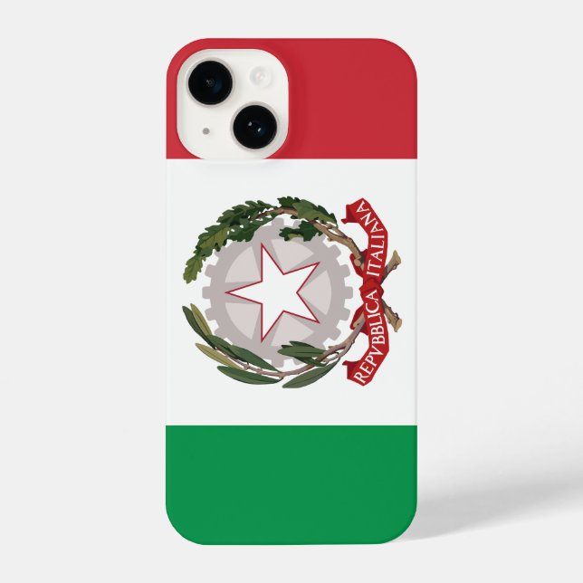 Coque iPhone Italy flag phone case (Verso)