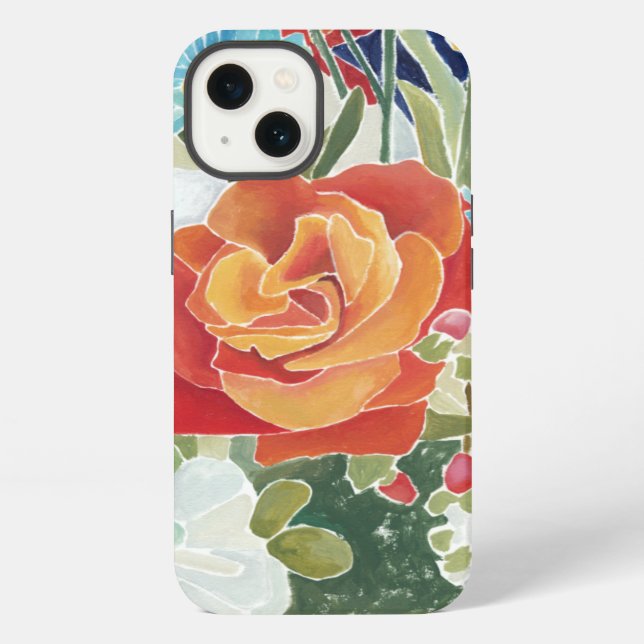 Coque iPhone IV floral de minuit (Verso)