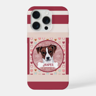 Coque iPhone 15 Pro Jack Russell Heart iPhone 11 Pro Case 