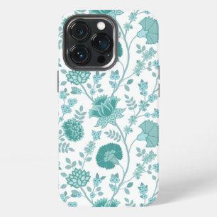 Etui iPhone 13 Pro Jacobean Floral Big Motif Tee sur blanc