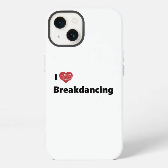 Coque iPhone J'adore la percée (Verso)