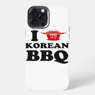 Etui iPhone 13 Pro Max J'adore le BBQ coréen (고기구이)