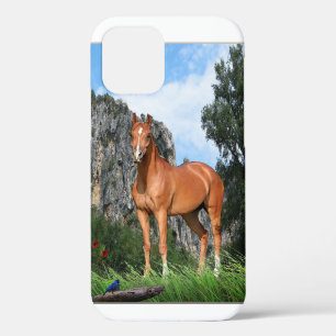 Coque iPhone 12 J'adore les chevaux