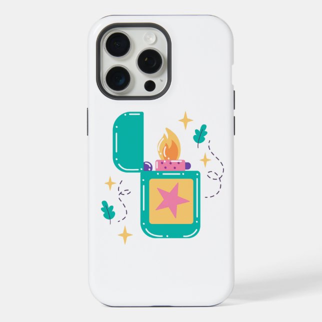 Coque iPhone j'ai chaud (Verso)