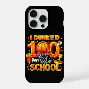 Coque iPhone 15 Pro J'AI PLONGÉ 100 Jours d'ÉCOLE