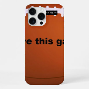 Coque iPhone 16 Pro Max J'aime American footballs.png