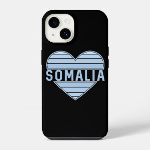 Coque Pour iPhone 14 J'aime la Somalie, Cœur somalien