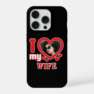 Coque iPhone 15 Pro J'aime ma femme Personnalisé