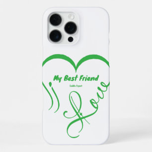 Coque iPhone 16 Pro Max J'aime mon meilleur ami • Expert en câlins