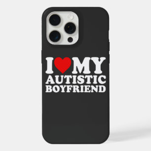 Coque iPhone 15 Pro Max J'aime mon petit ami autiste