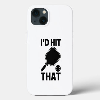 Etui iPhone 13 J'allais frapper ce drôle de joueur de pickleball 