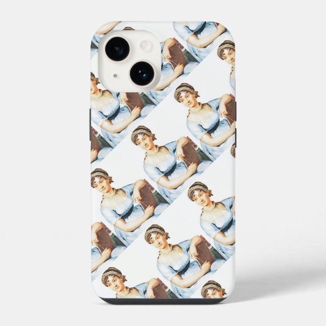 Coque iPhone Jane Austen  (Verso)