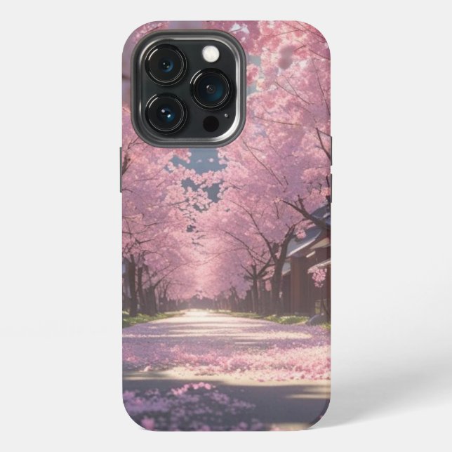 Coque iPhone Japanese Cherry Blossom Sakura Phone Case - Day (Dos)