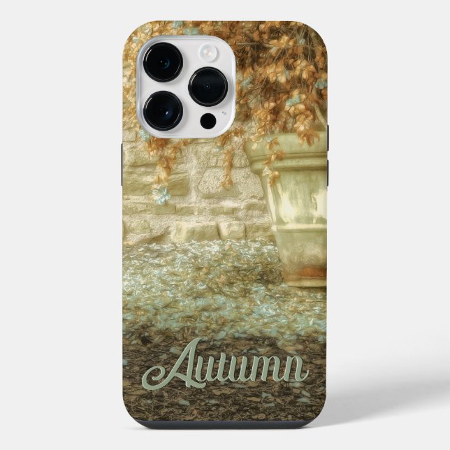 Coque iPhone Jardin Automnal Rustique (Verso)