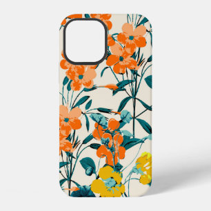 Coque iPhone 12 Jardin de fleurs. Petits floraux mignons et branch