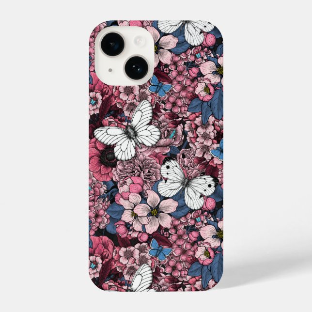 Coque iPhone Jardin de printemps (Verso)
