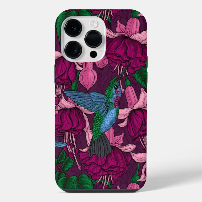 Coque iPhone Jardin des colibris (Verso)
