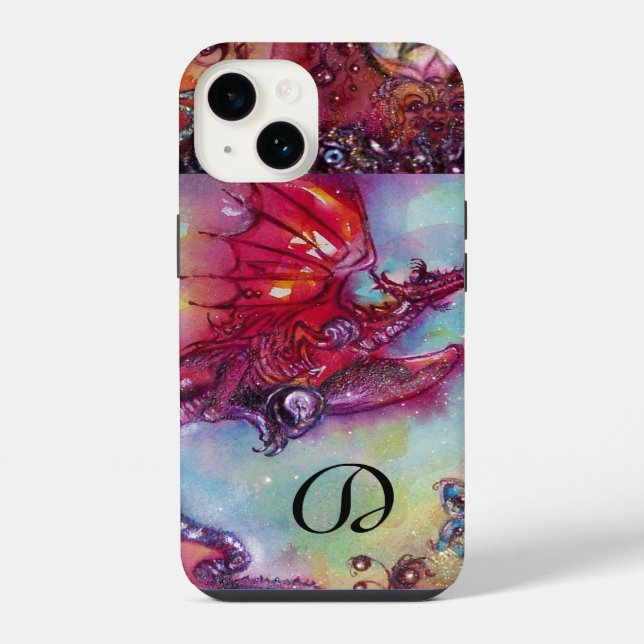 COQUE iPhone JARDIN DES OMBRES PERDUES / DRAGON ROUGE VOLANT (Verso)