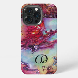 ETUI iPhone 13 PRO JARDIN DES OMBRES PERDUES / DRAGON ROUGE VOLANT