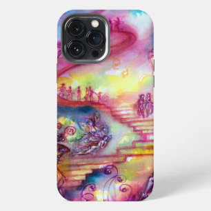 ETUI iPhone 13 PRO MAX JARDIN DES OMBRES PERDUES / ESCALIERS MYSTIQUES