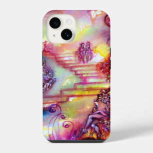 COQUE POUR iPhone 14 JARDIN DES OMBRES PERDUES, ESCALIERS MYSTIQUES
