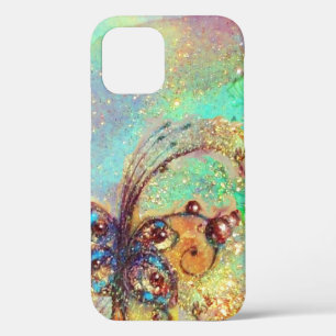 COQUE iPhone 12 JARDIN DES OMBRES PERDUES -PLANTE DE PAPILLON MAGI