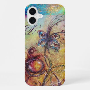 COQUE iPhone 16 PLUS JARDIN DES OMBRES PERDUES -PLANTE PAPILLON MAGIQUE