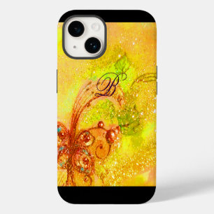 COQUE POUR iPhone 14 JARDIN DES OMBRES PERDUES -PLANTE PAPILLON MAGIQUE