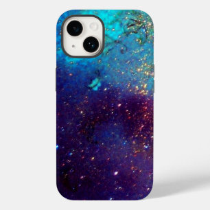 Coque Pour iPhone 14 JARDIN DES OMBRES PERDUES -Turquoise Bleu