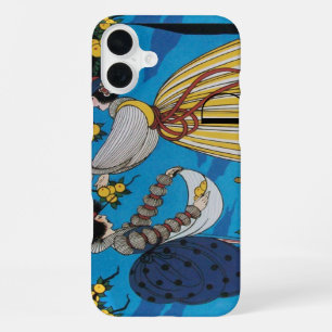 COQUE iPhone 16 PLUS JARDIN D'ÉTÉ/ DESIGNER DE COSTUMES DE MODE MONOGR